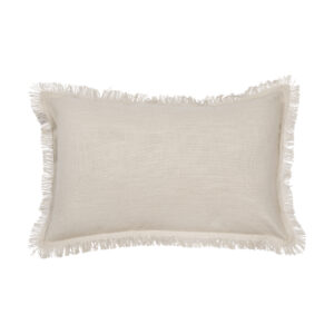 Amsterdam fringes | palewhisper kussen (30x50cm)